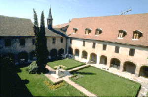 The Courtyard of Sainte Marie en Haut, Grenoble France